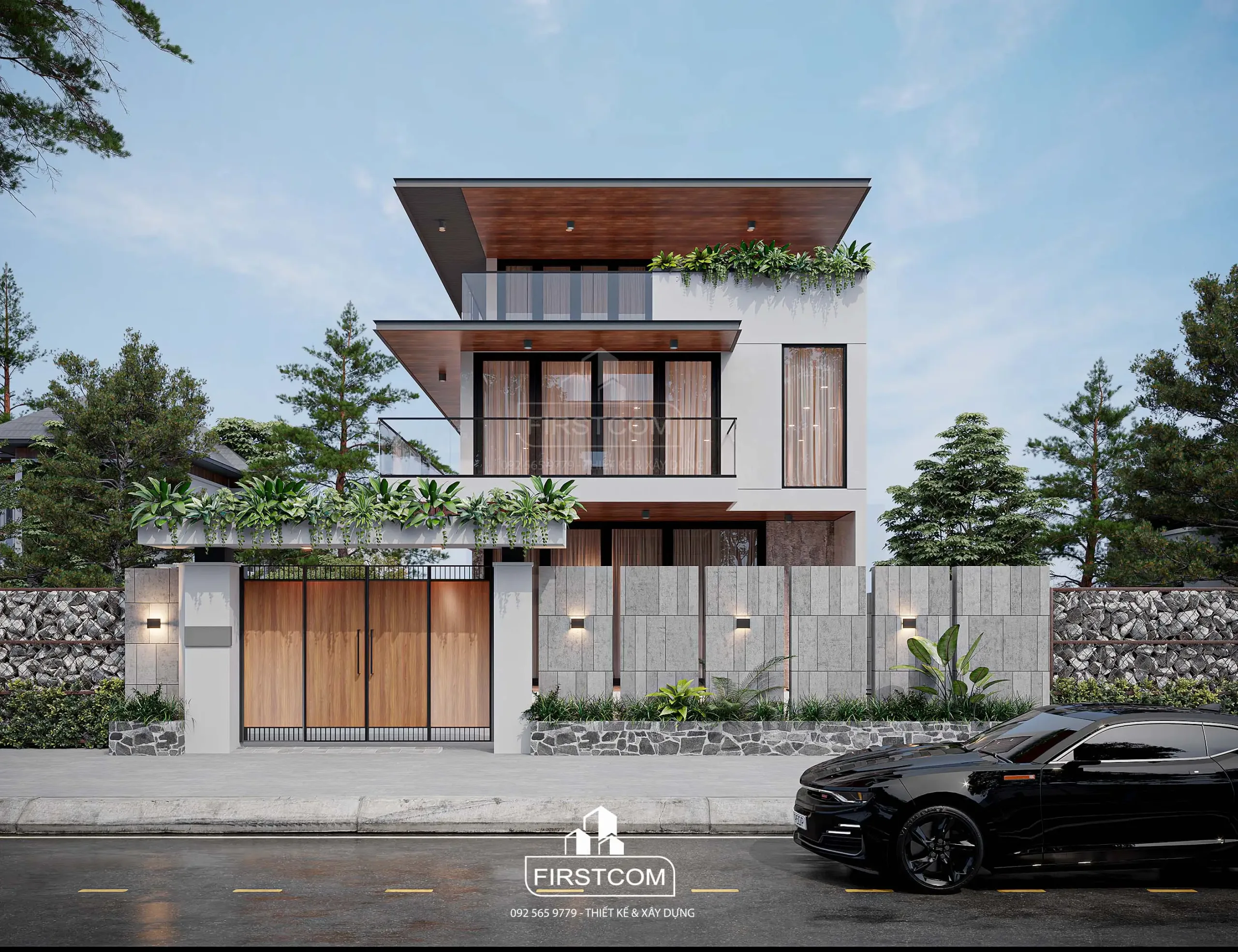 THIẾT KẾ KIẾN TRÚC NHÀ PHỐ TẠI HẢI PHÒNG: BÊ TÔNG THÔ VÀ CÂY XANH – GIẢI PHÁP SỐNG ĐỘT PHÁ