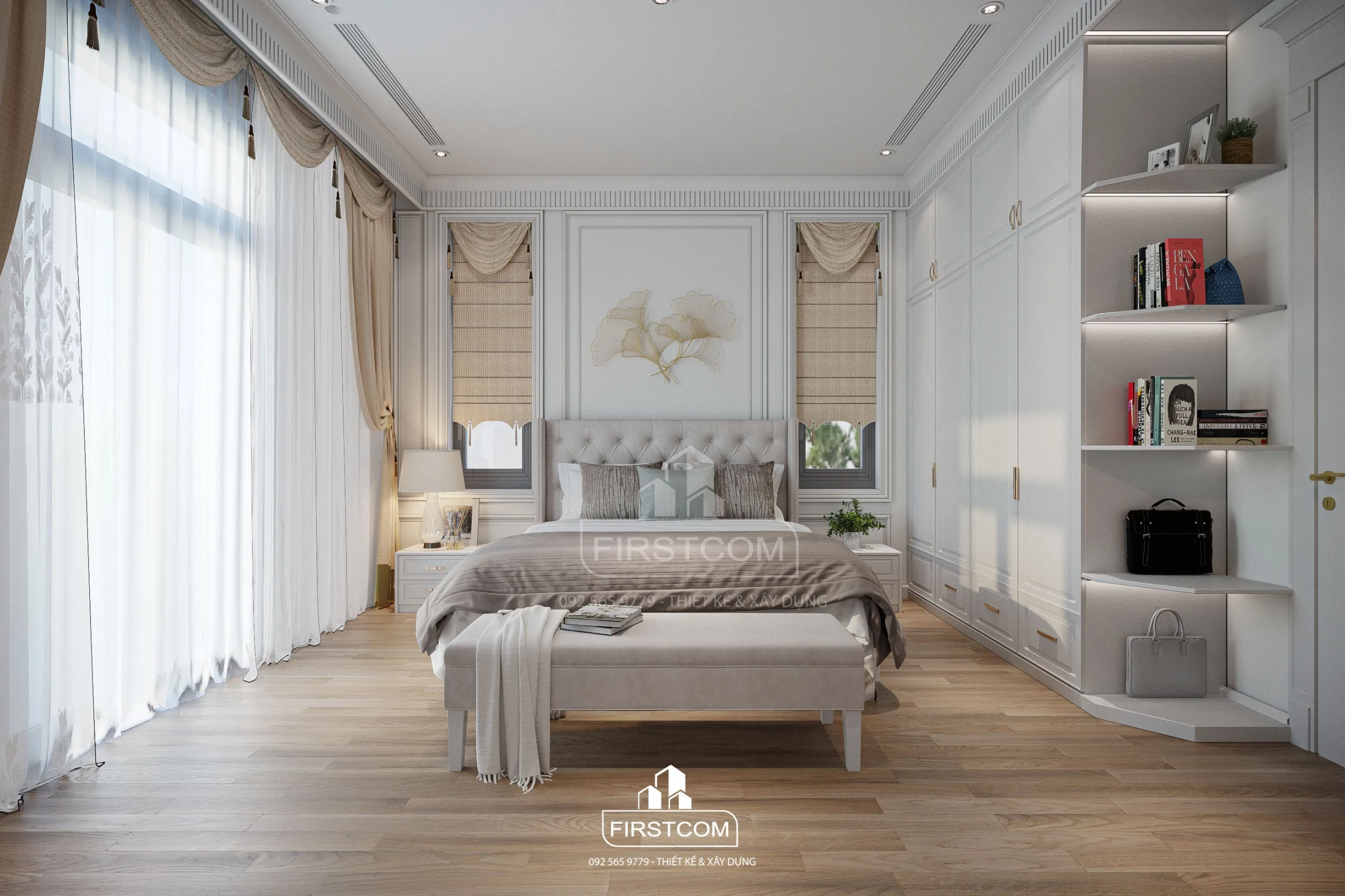 Hà House | Thiết kế nội thất phòng ngủ hiện đại – Không gian nghỉ ngơi an yên giữa lòng phố