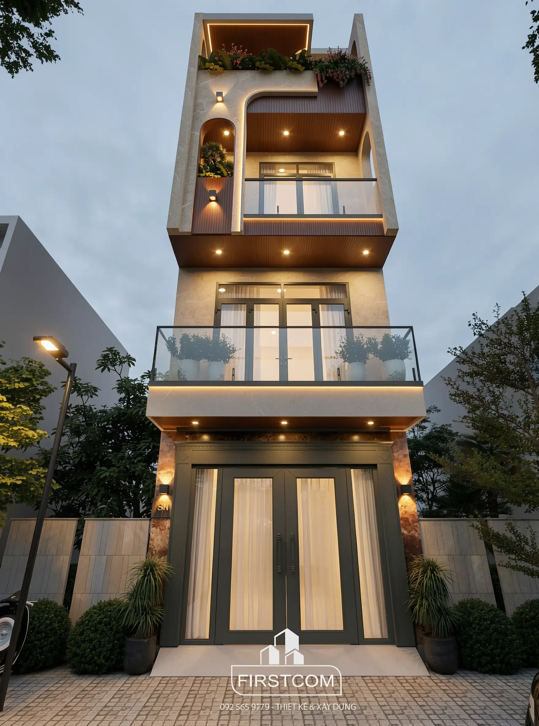 HOÀNG HOUSE | THIẾT KẾ KIẾN TRÚC NHÀ PHỐ PHONG CÁCH HIỆN ĐẠI- SANG TRỌNG- ĐẶC BIỆT