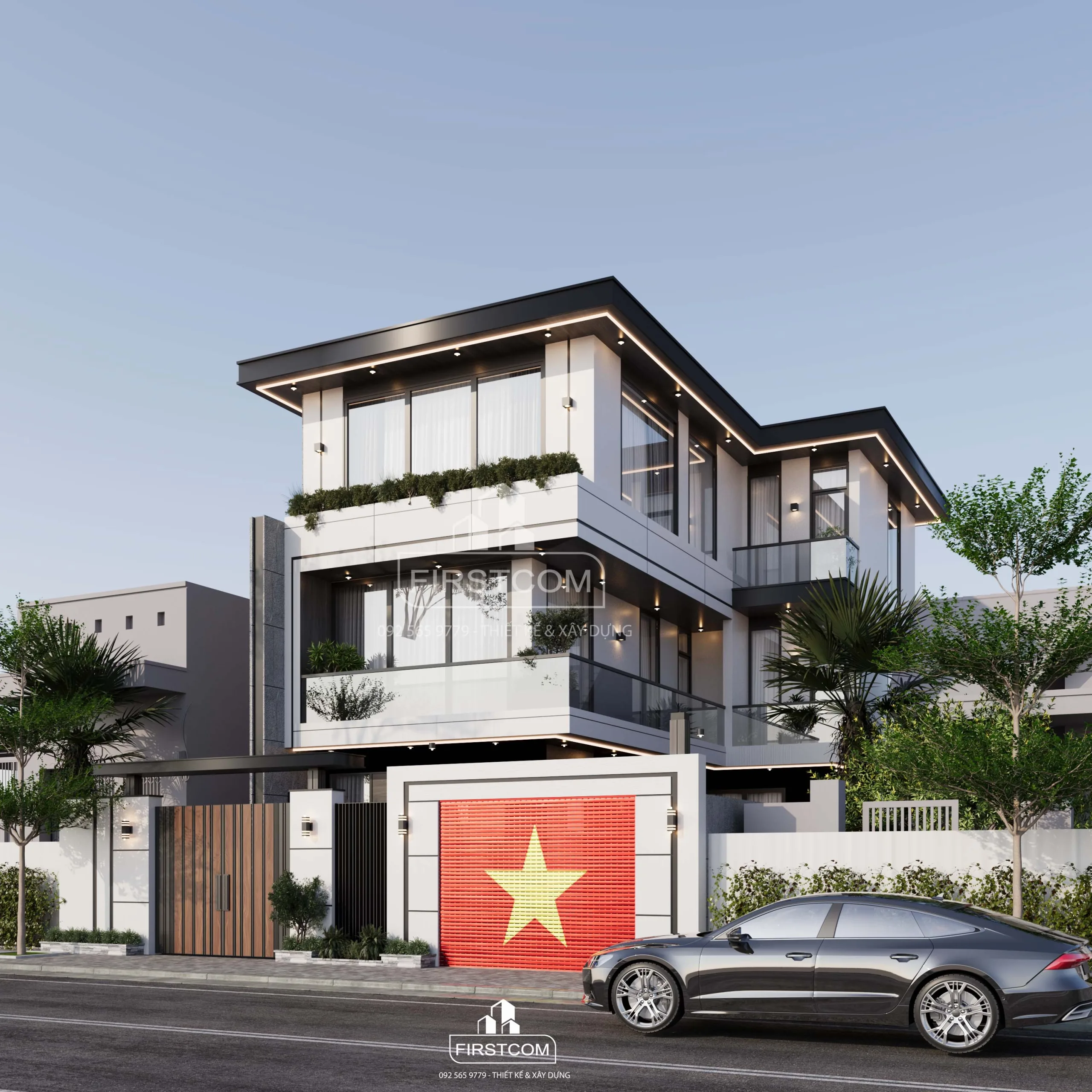 Nhà phố hiện đại